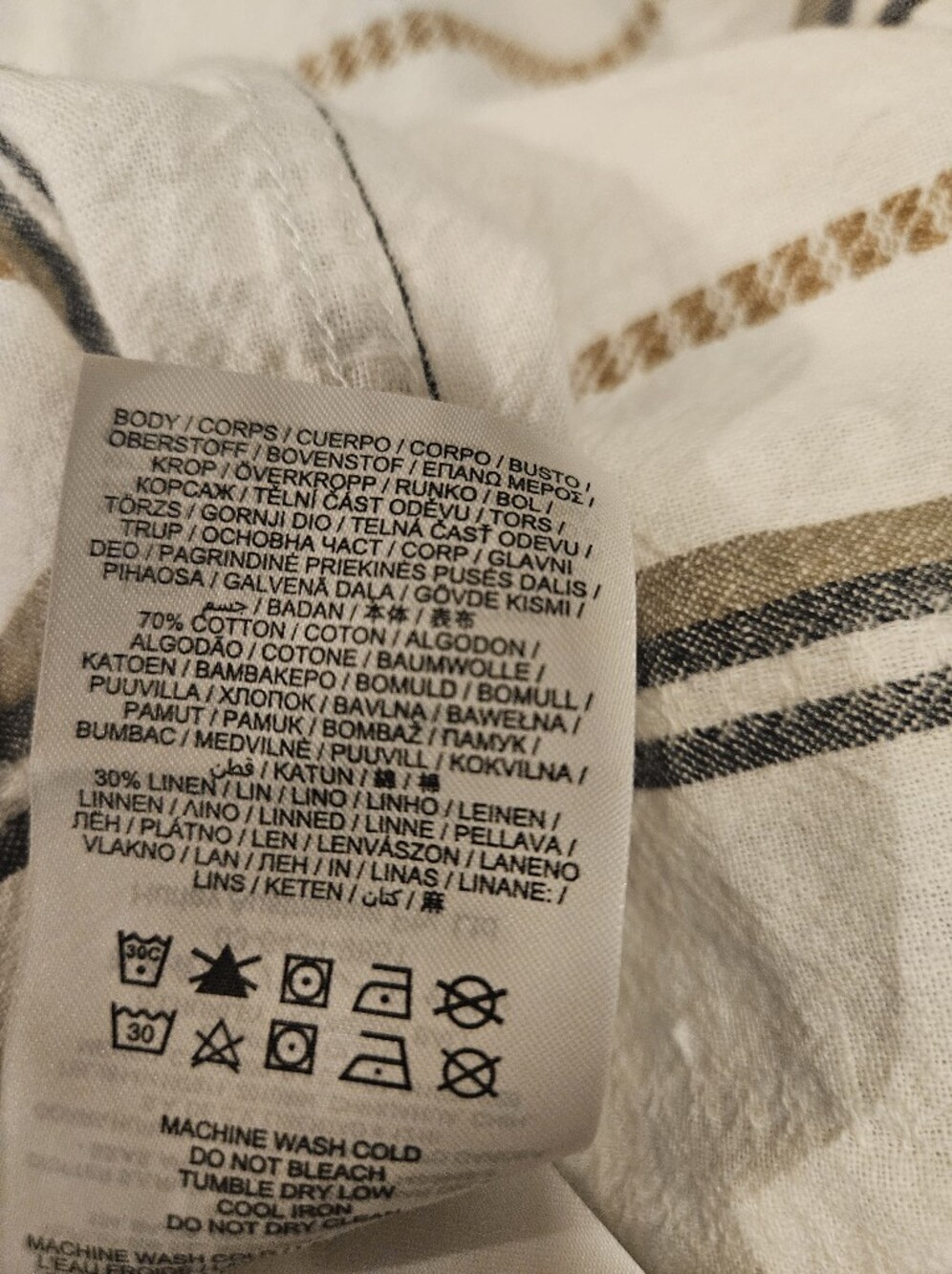 Hurley Rincon Linen Blend Shirt - Picture 7 of 8